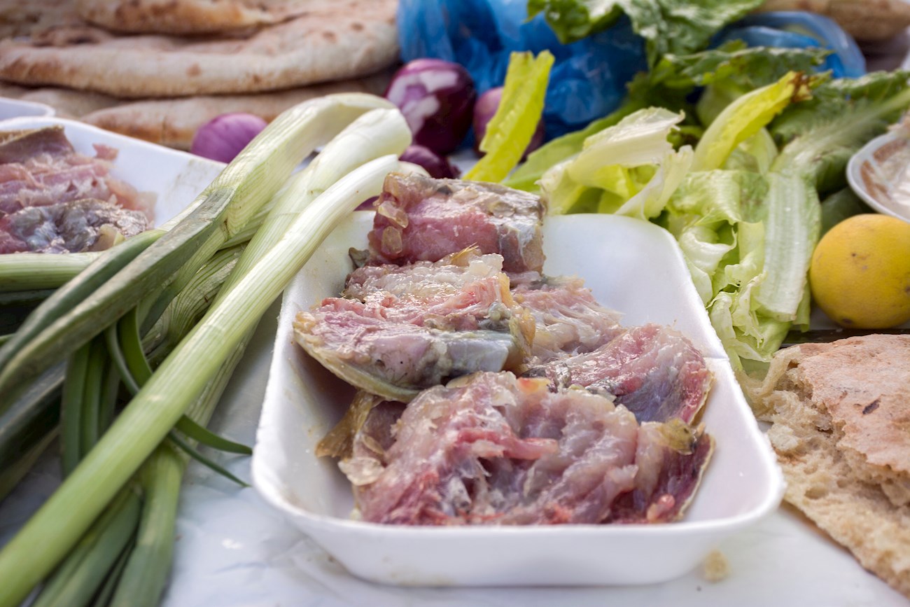 Fesikh Traditional Saltwater Fish Dish From Egypt