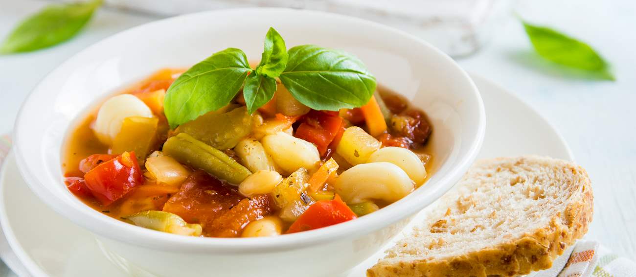 Minestrone | Traditional Vegetable Soup From Italy, Western Europe
