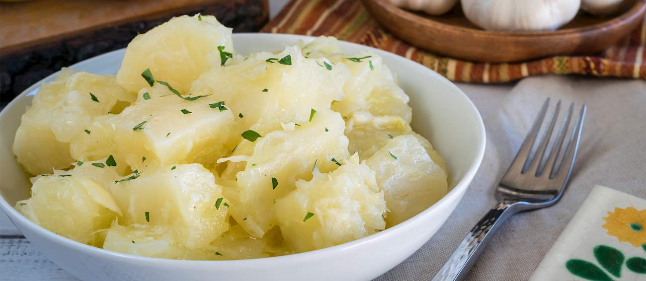 Yuca al Mojo Traditional Side Dish From Panama