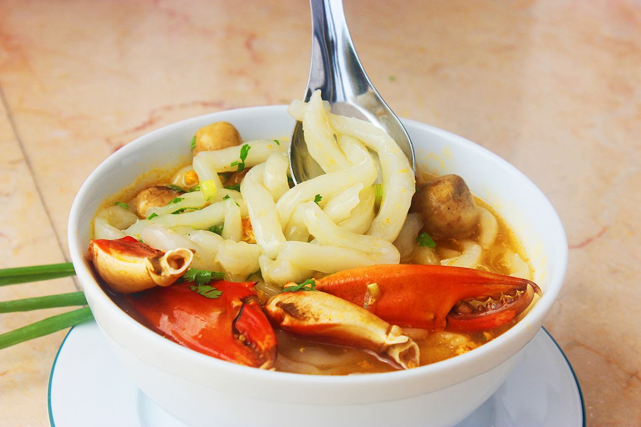 Bánh Canh Cua | Traditional Noodle Dish From Vietnam, Southeast Asia