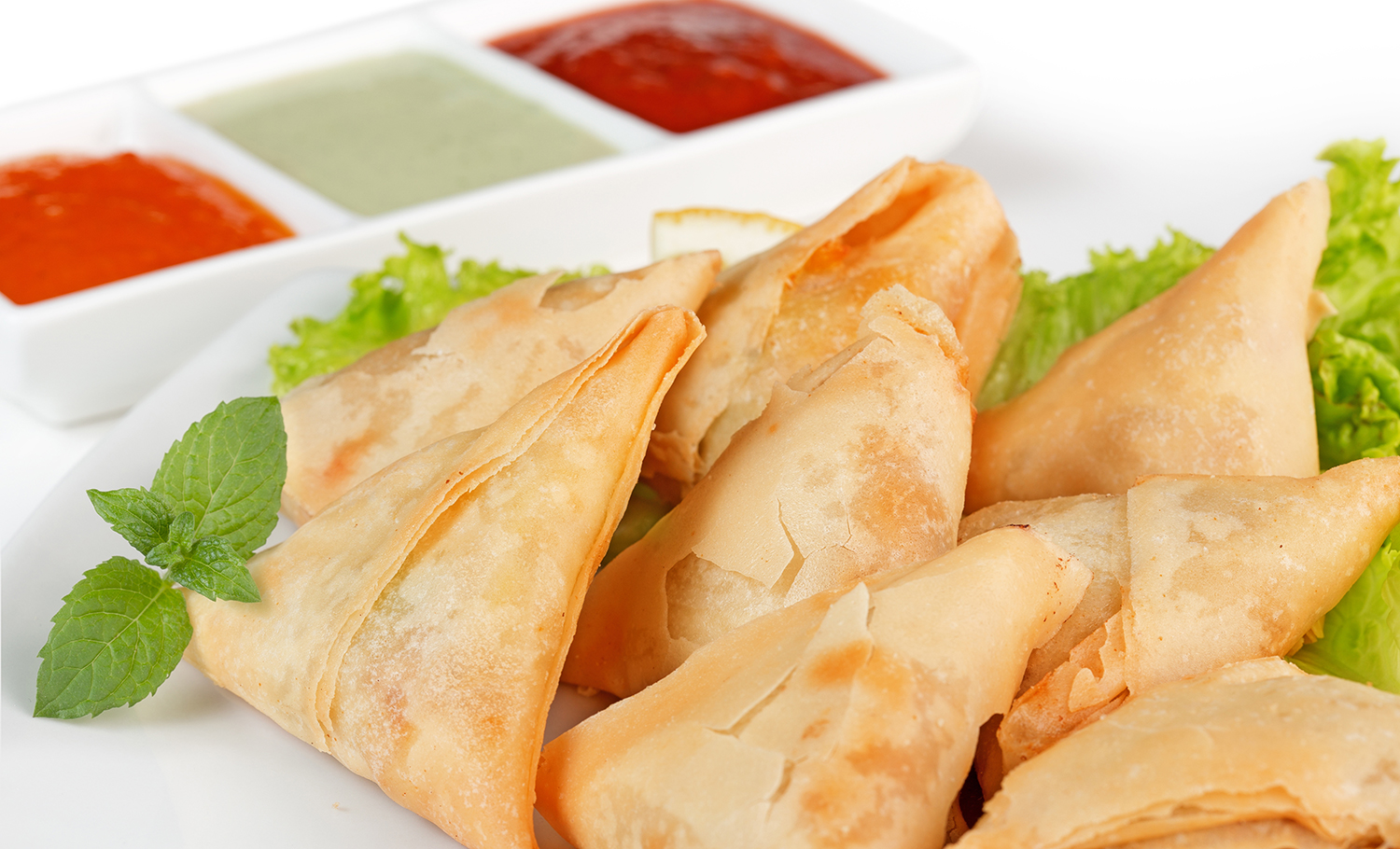 Curry Beef Triangle Traditional Savory Pastry From Hong Kong, China