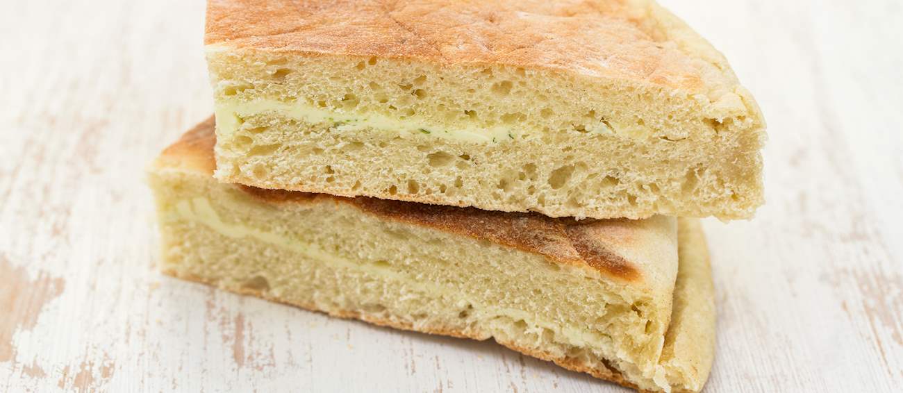 Bolo do Caco Traditional Bread From Madeira, Portugal