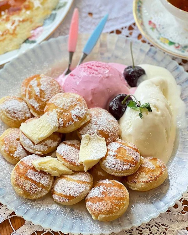 Poffertjes (Dutch Mini Pancakes) - Recipes From Europe