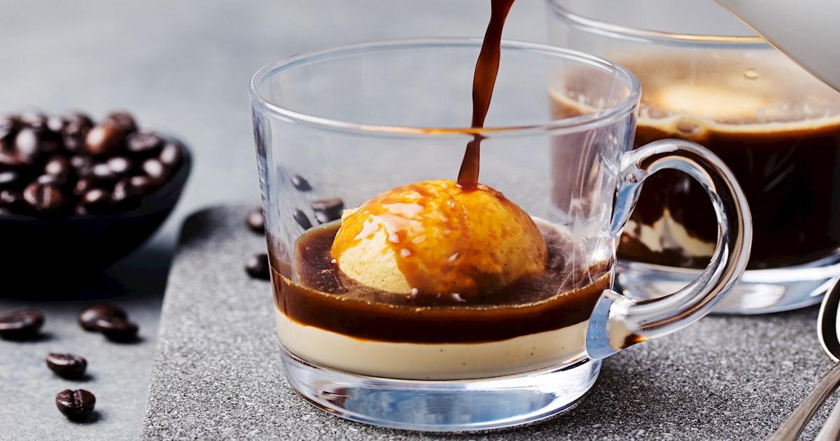 Candied Almond Affogato