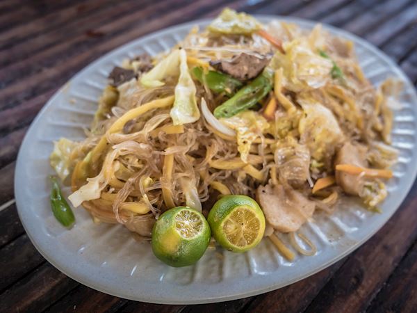 Pancit Traditional Noodle Dish From Philippines Southeast Asia