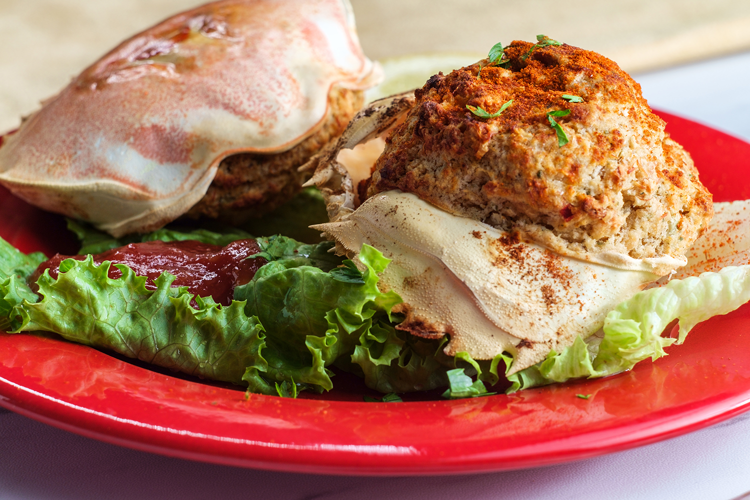 Baked Stuffed Crab | Traditional Appetizer From The Bahamas, Caribbean