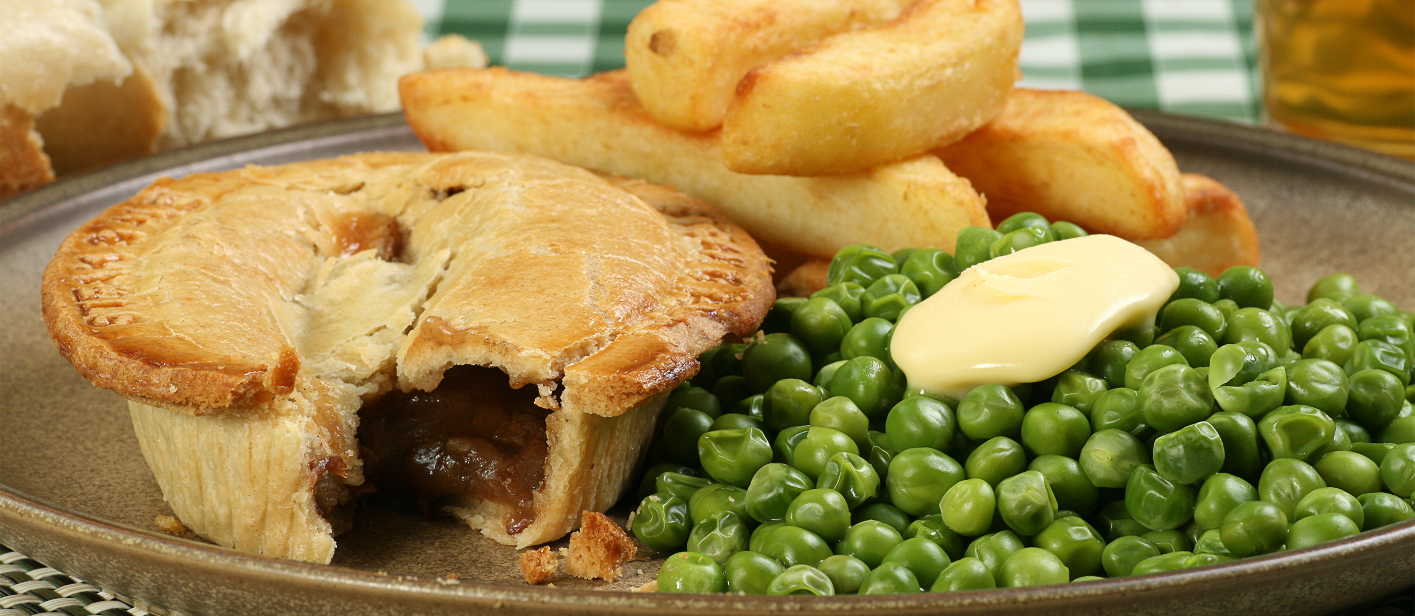 Steak And Ale Pie Traditional Savory Pie From England United Kingdom 