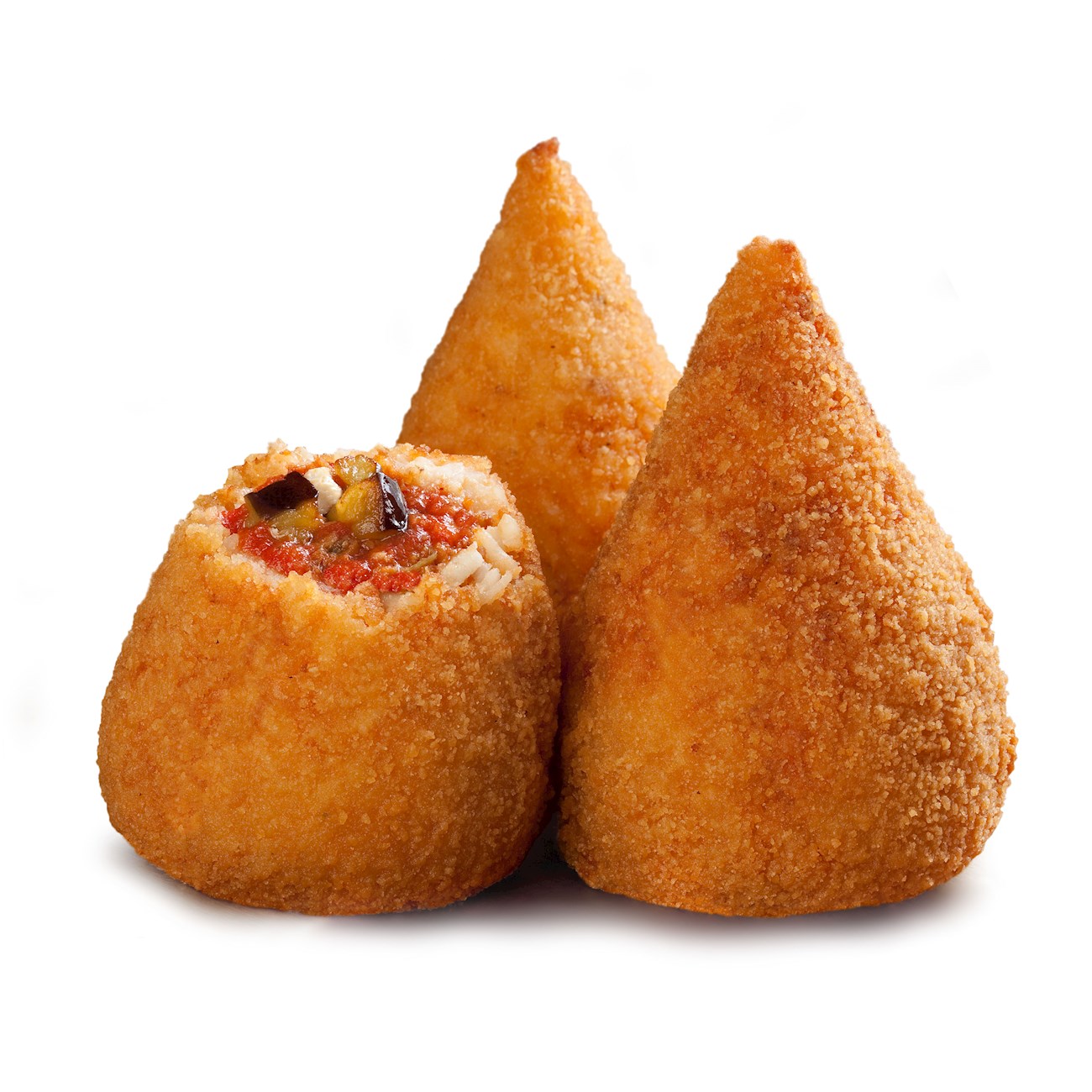 Arancini Alla Norma Traditional Snack From Metropolitan City of