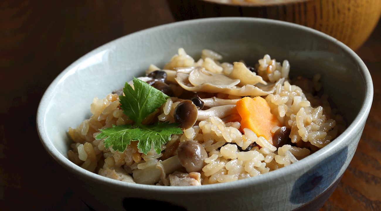 Takikomi Gohan Traditional Rice Dish From Japan