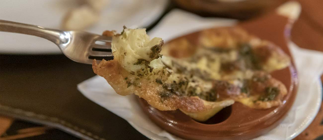 Provoleta Traditional Cheese Dish From Argentina