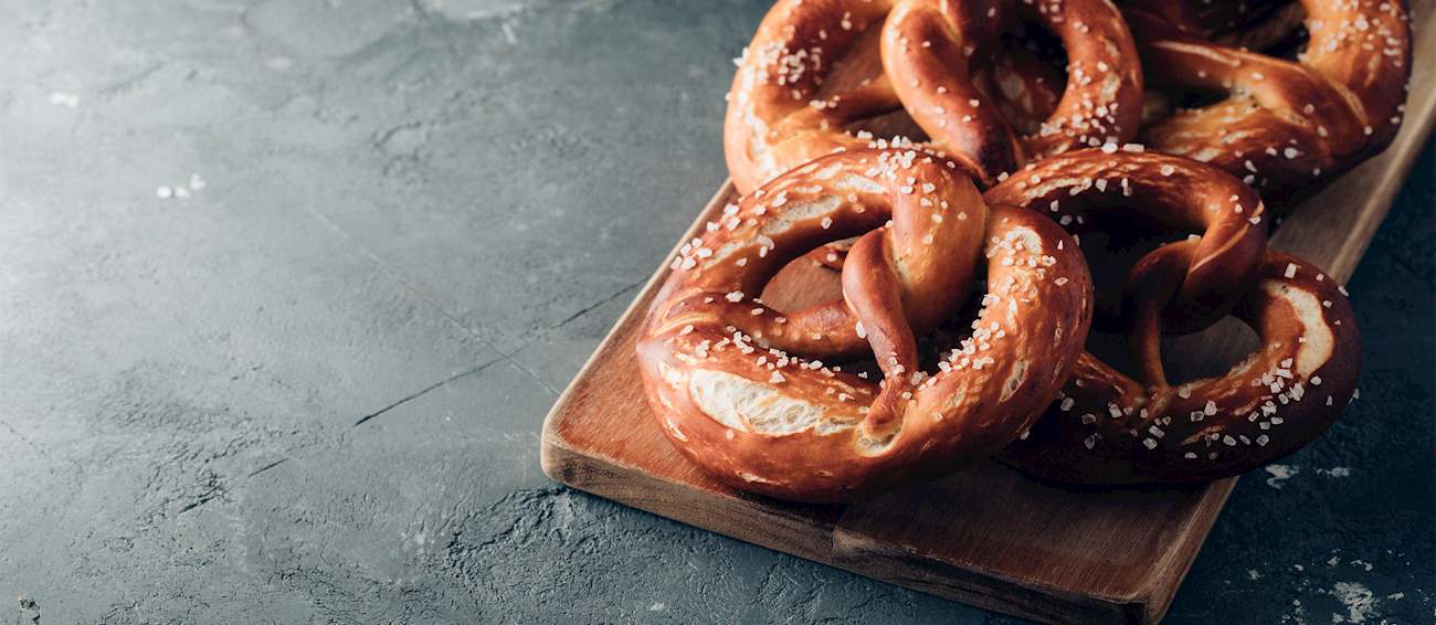 Pretzel Traditional Bread From Germany, Central Europe