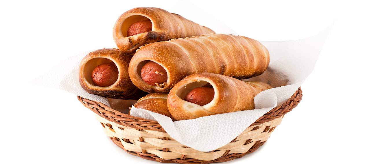 Bagel Dog Traditional Hot Dog From New York, United States of America