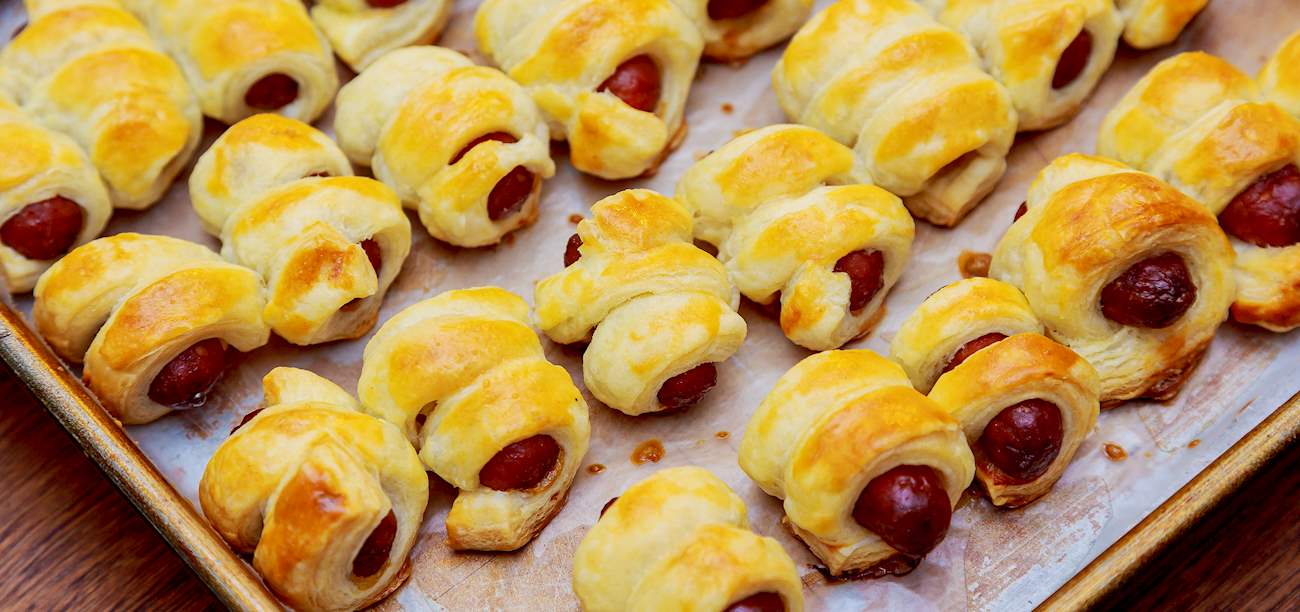 Pigs in Blankets Traditional Savory Pastry From United States of America