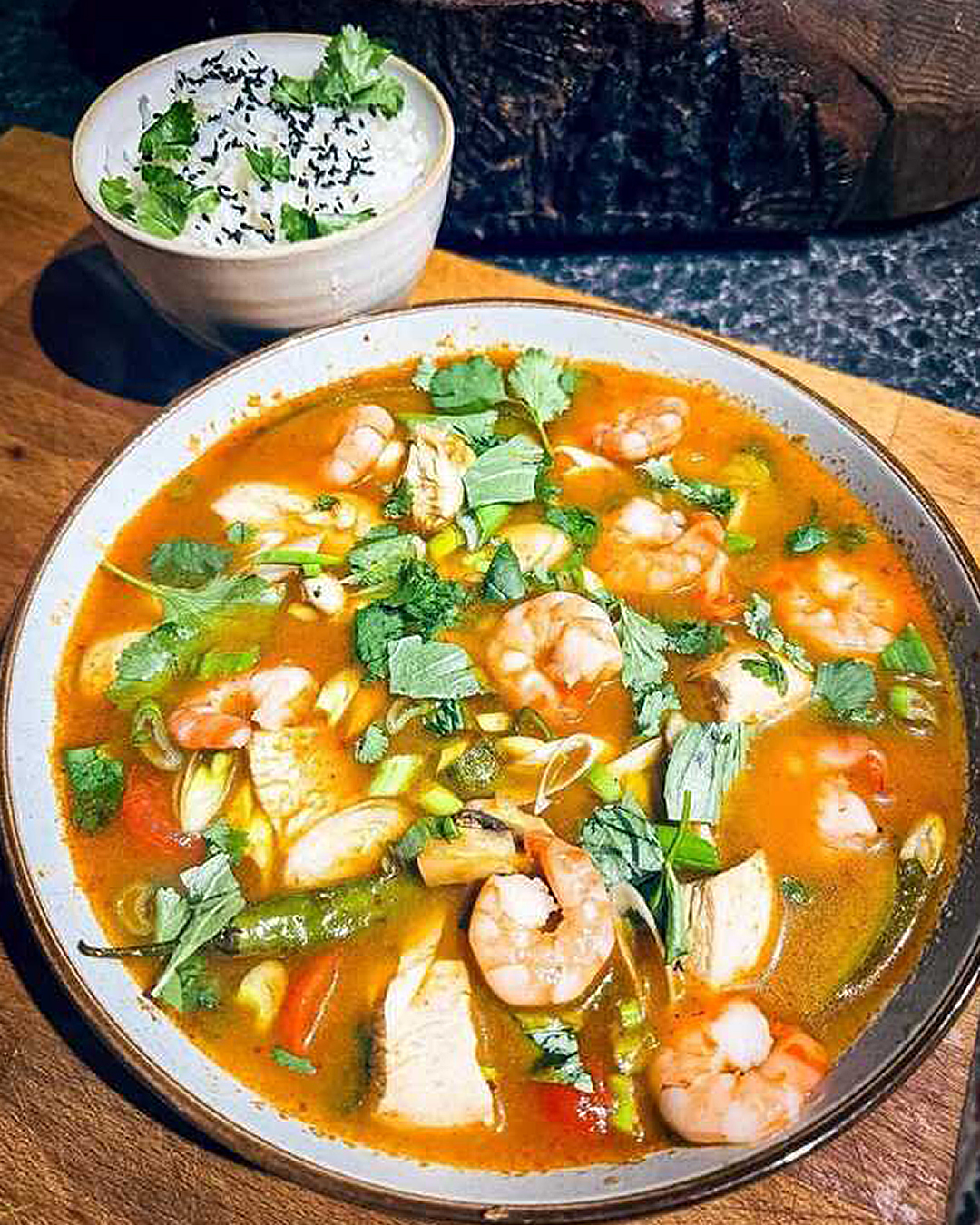 Tom Yum | Traditional Seafood Soup From Thailand, Southeast Asia