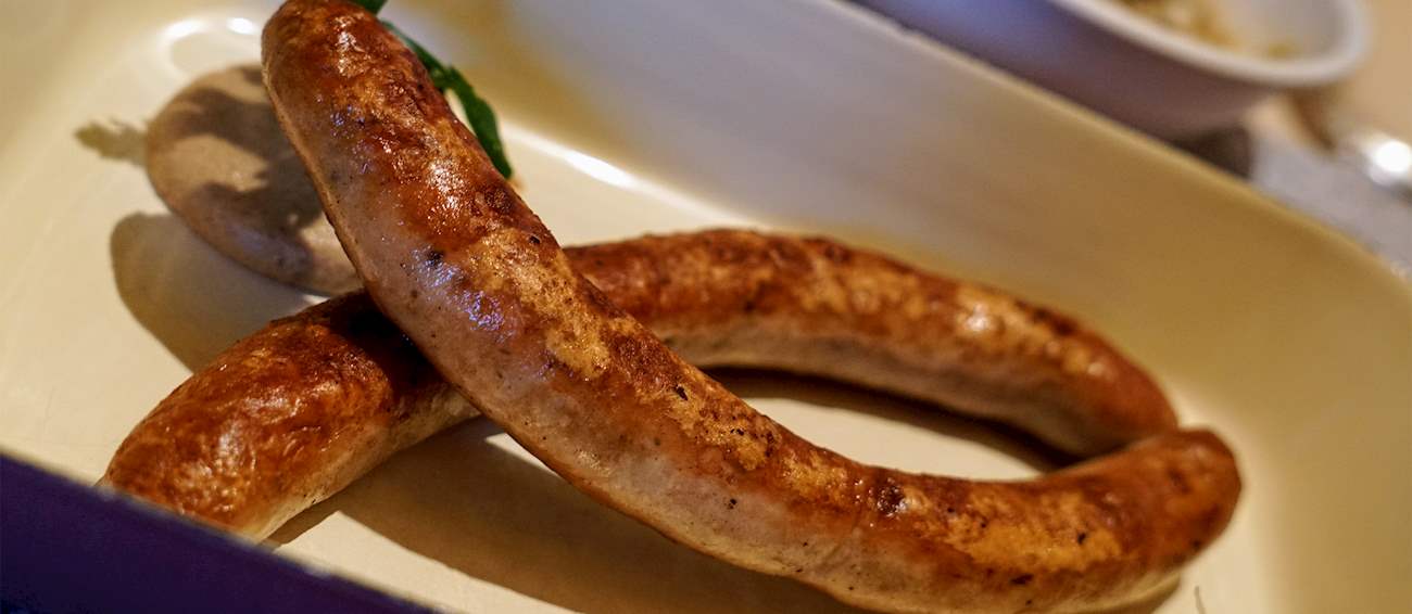 Bratwurst Traditional Sausage From Nuremberg, Germany