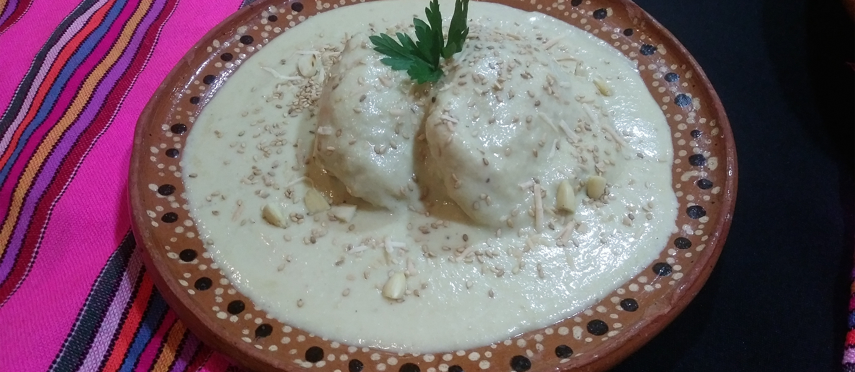 Mole Blanco Traditional Sauce From Oaxaca, Mexico