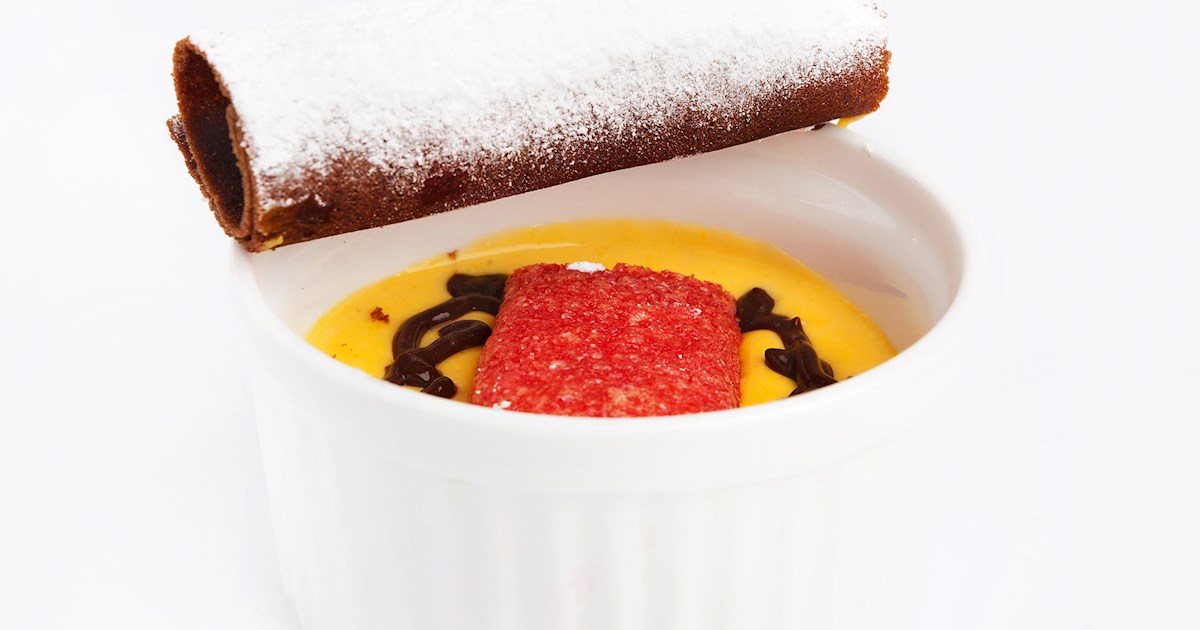 Zuppa Inglese Gelato Traditional Ice Cream From Italy, Western Europe