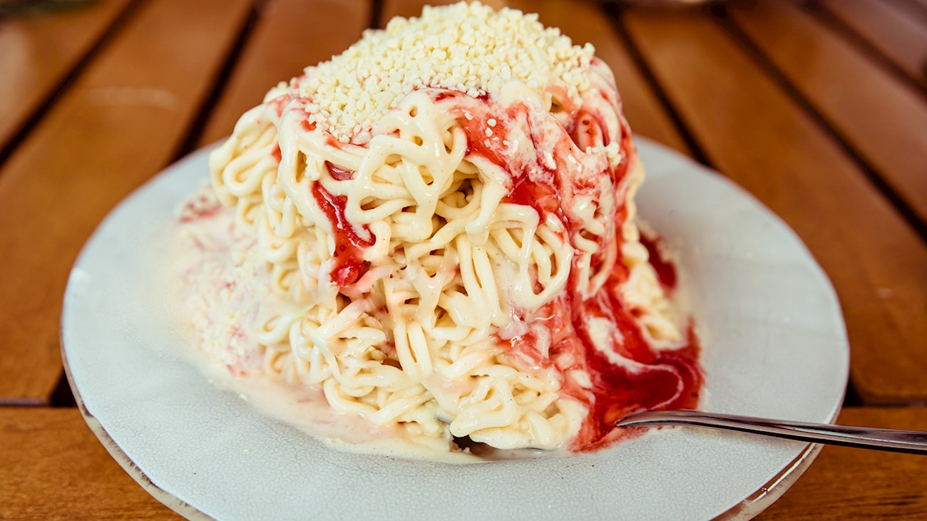 Spaghettieis | Traditional Dessert From Mannheim, Germany