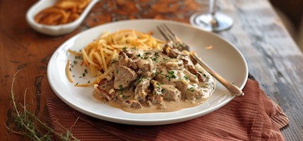 Beef Stroganoff