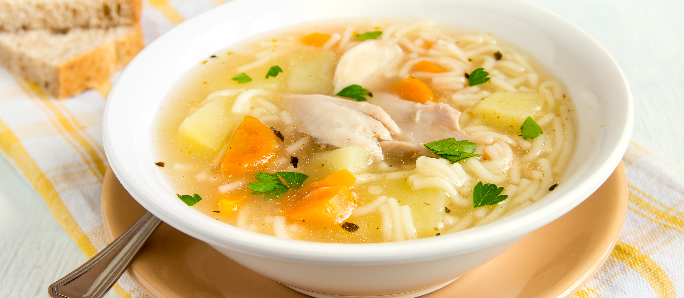 Sopa De Pollo Y Fideos | Traditional Chicken Soup From Puerto Rico ...