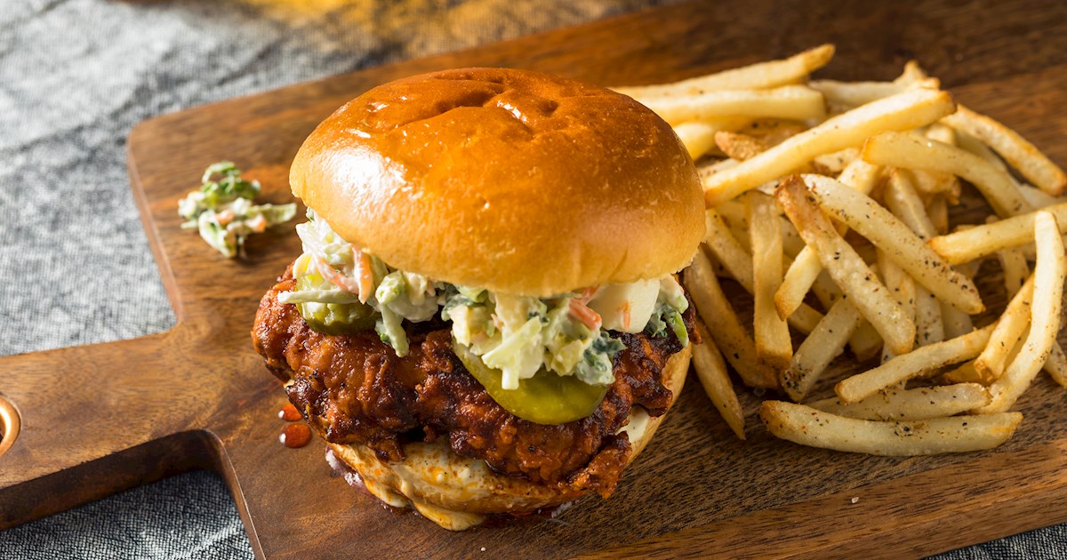 Hot Chicken Sandwich | Traditional Sandwich From Nashville, United ...