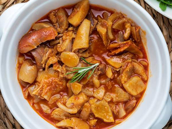 Callos A La Madrilena Traditional Offal Dish From Madrid Spain