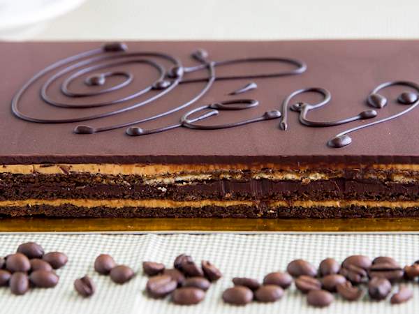 Gateau Opera Traditional Cake From Paris France