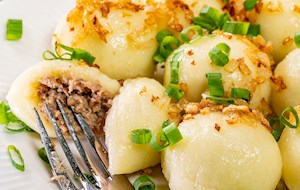 Hascheeknödel