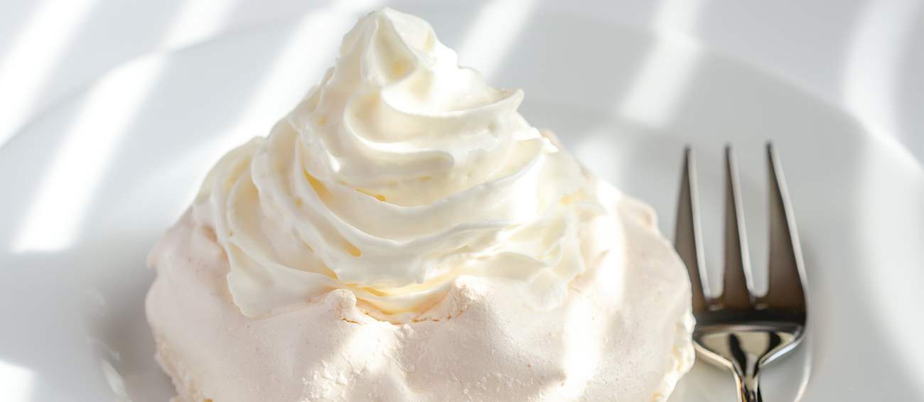 Italian Meringue Traditional Dessert From Italy, Western Europe