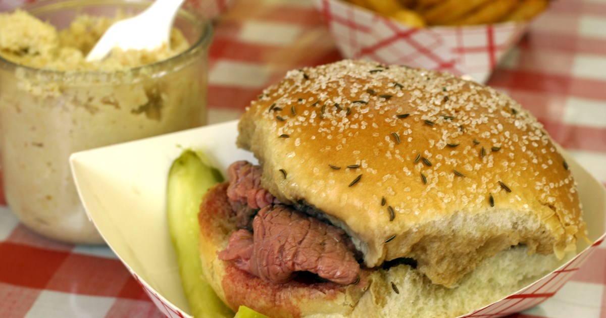Beef on Weck Traditional Sandwich From Buffalo, United States of America