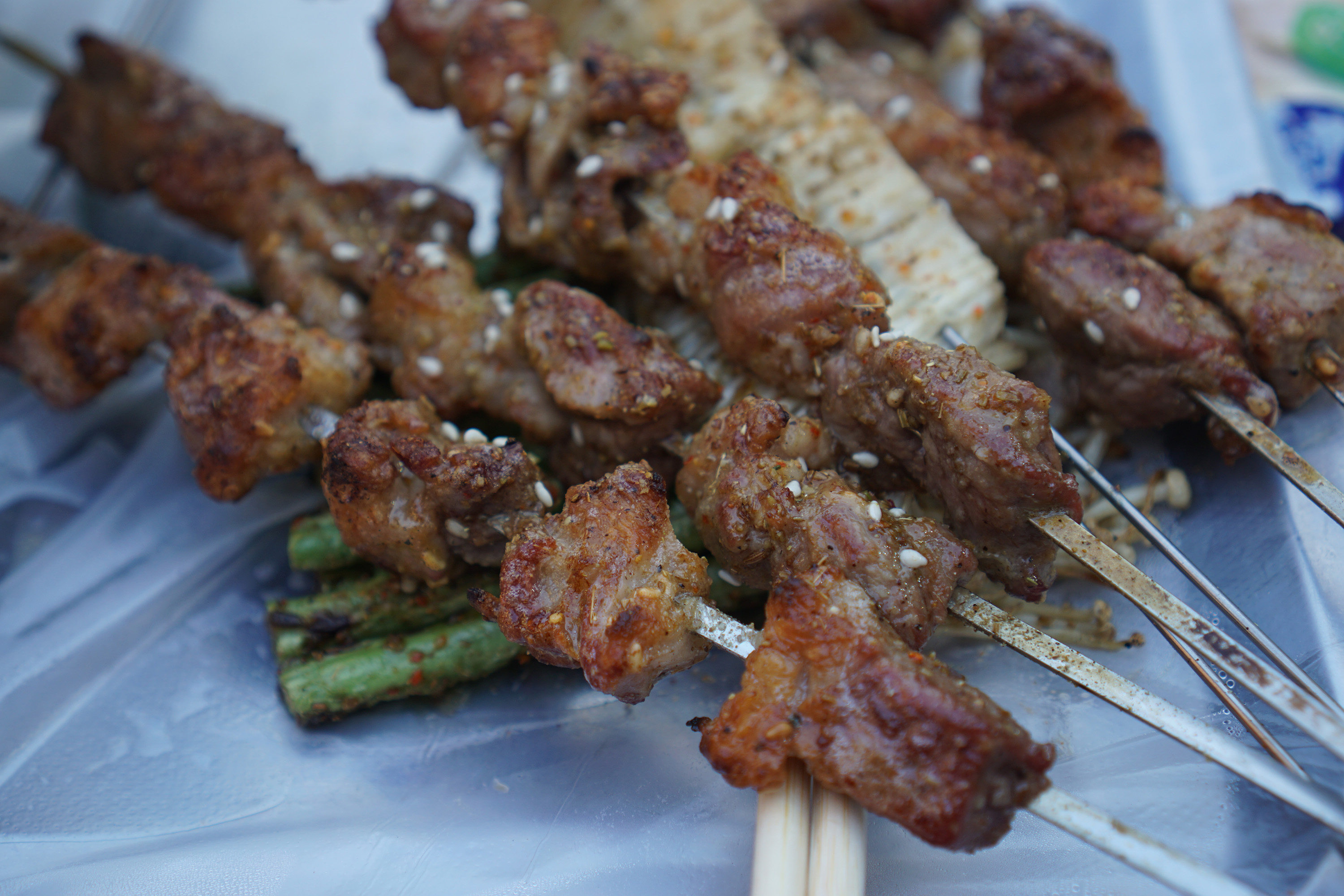 Xinjiang Lamb Skewers | Traditional Street Food From Xinjiang, China