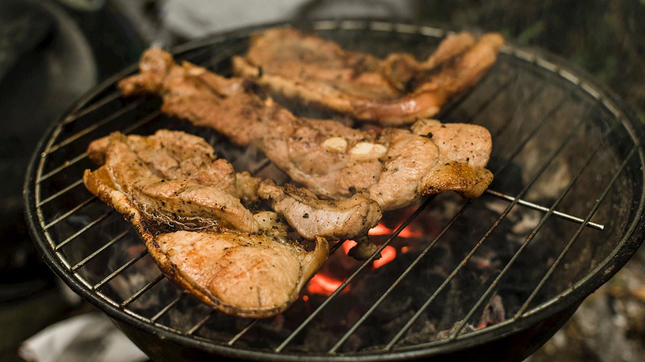 Inihaw na Liempo Traditional Pork Dish From Philippines, Southeast Asia
