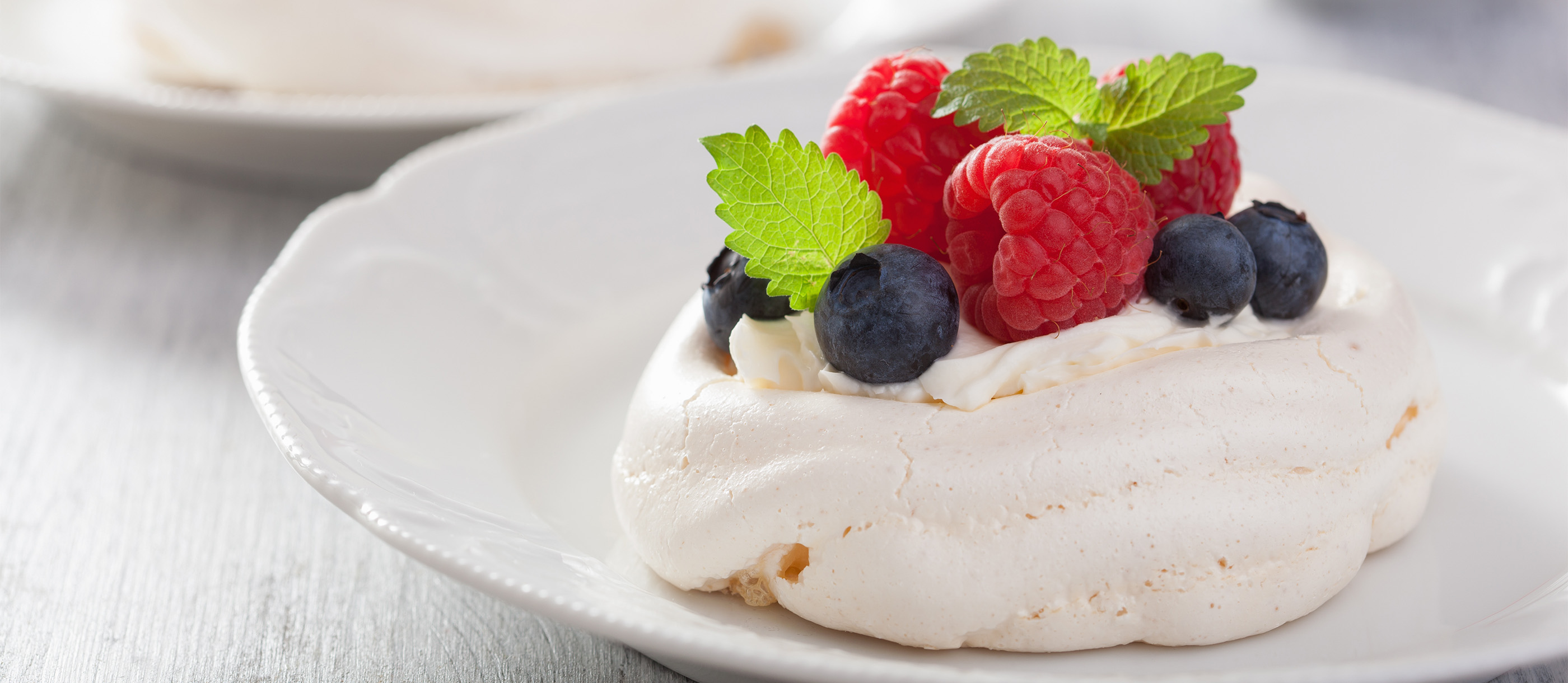 Fruit Meringue Traditional Dessert From France