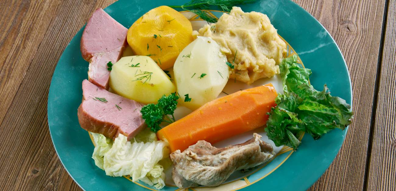 Jiggs Dinner Traditional Beef Dish From Newfoundland And Labrador Canada 0048