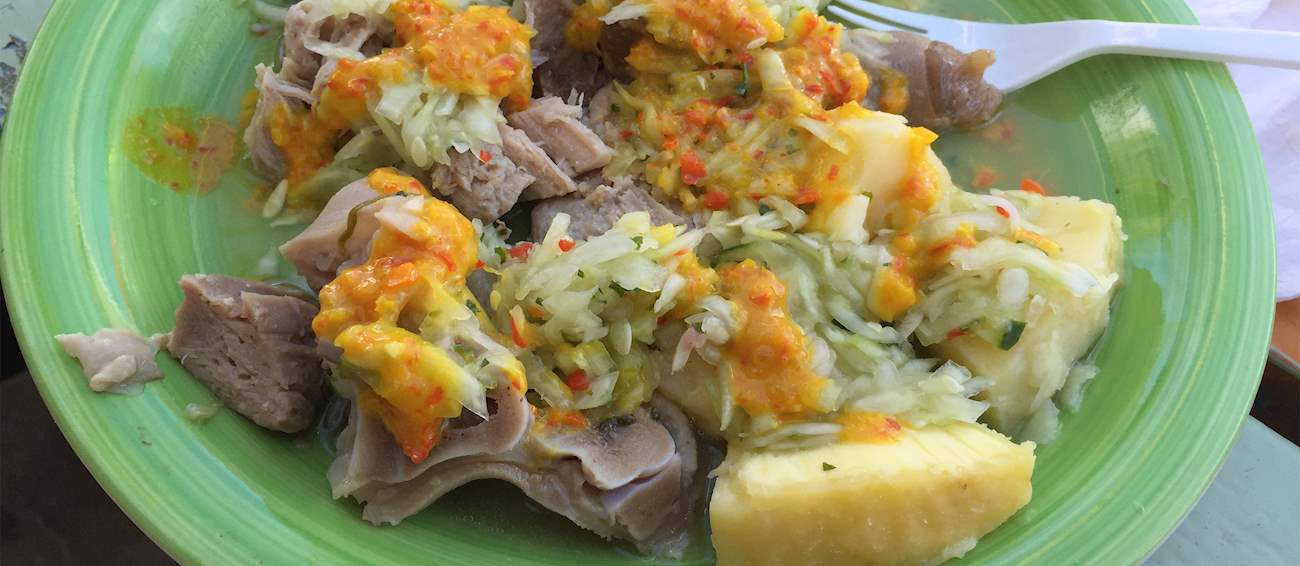 Pudding And Souse Traditional Pork Dish From Barbados, Caribbean