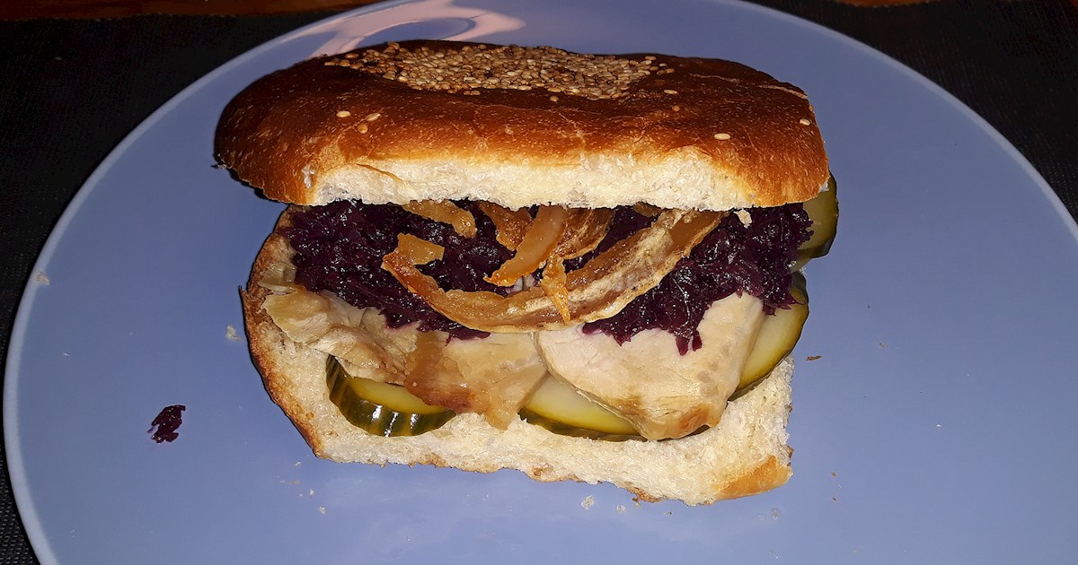 du er Kammer Primitiv Flæskestegssandwich | Traditional Sandwich From Denmark, Northern Europe
