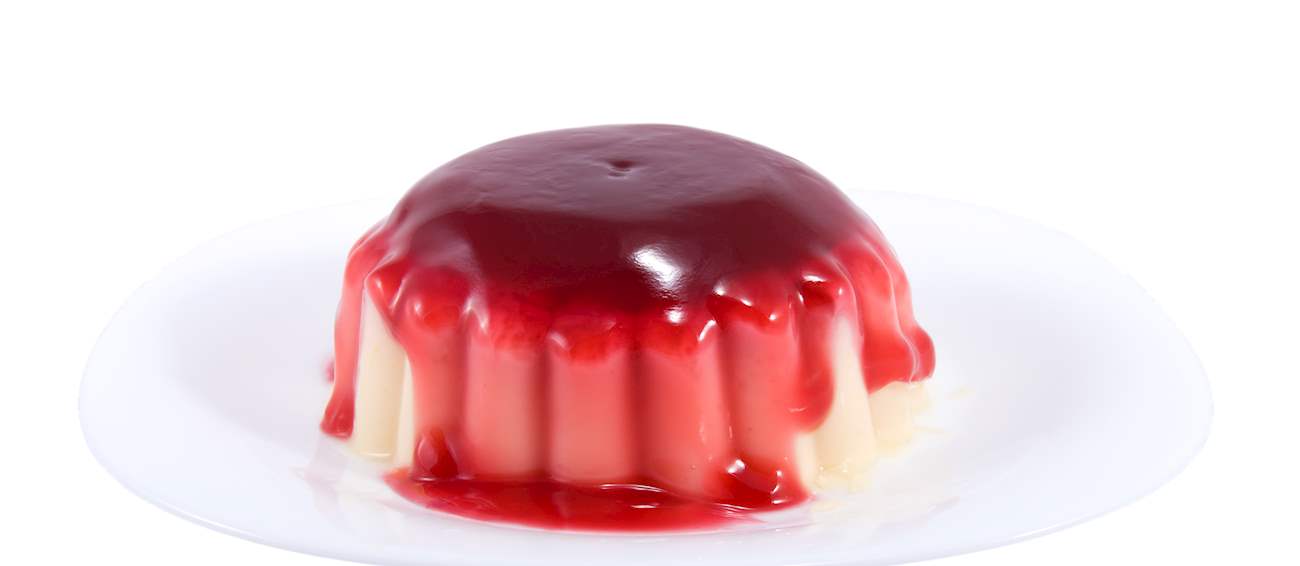 Griesmeelpudding Traditional Pudding From Netherlands, Central Europe