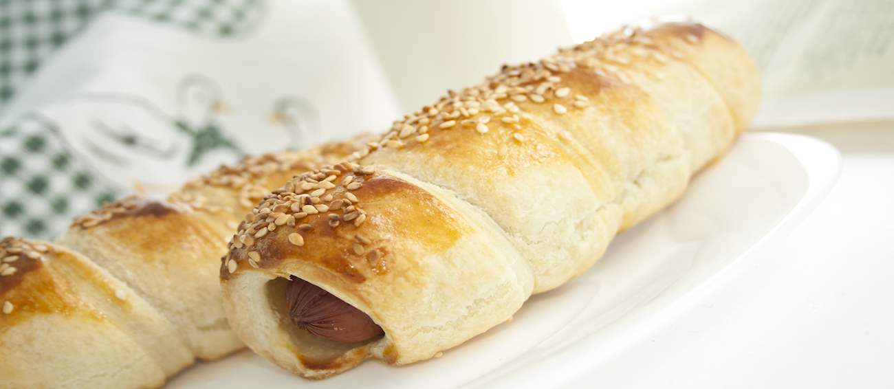 Bagel Dog Traditional Hot Dog From New York, United States of America