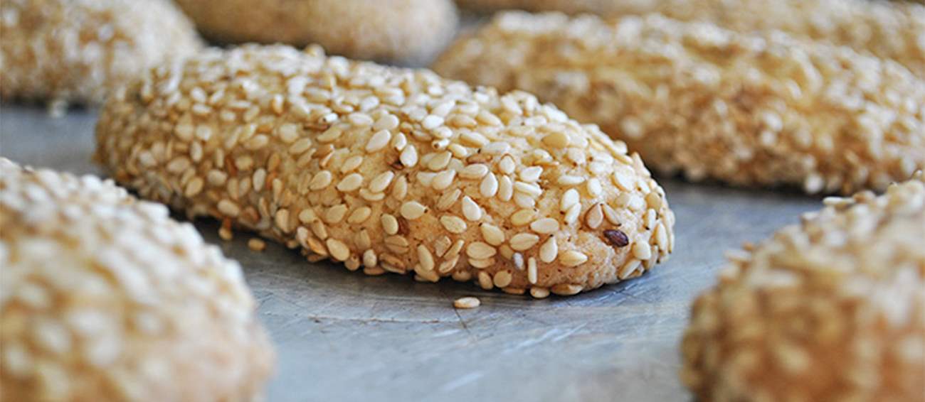 Biscotti Regina Traditional Cookie From Sicily, Italy