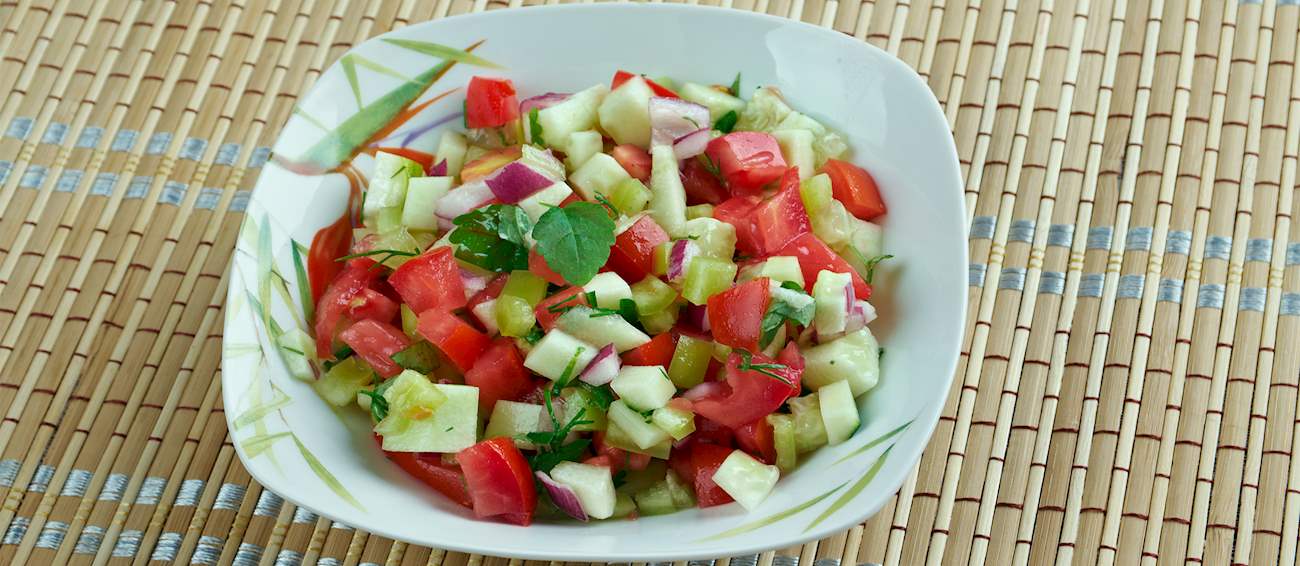 Kachumbari Traditional Salad From Kenya