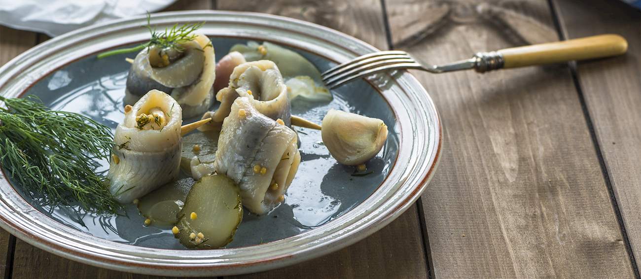 Rollmops Traditional Appetizer From Berlin, Germany
