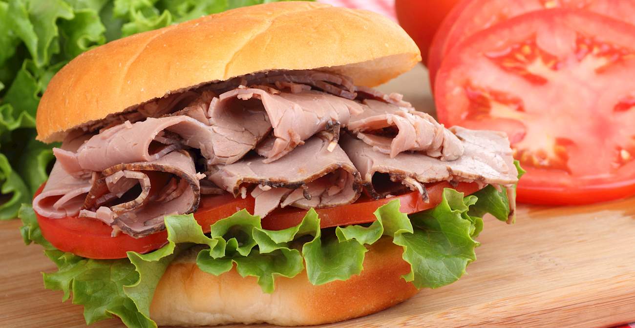 Roast Beef Sandwich Traditional Sandwich From Boston United States