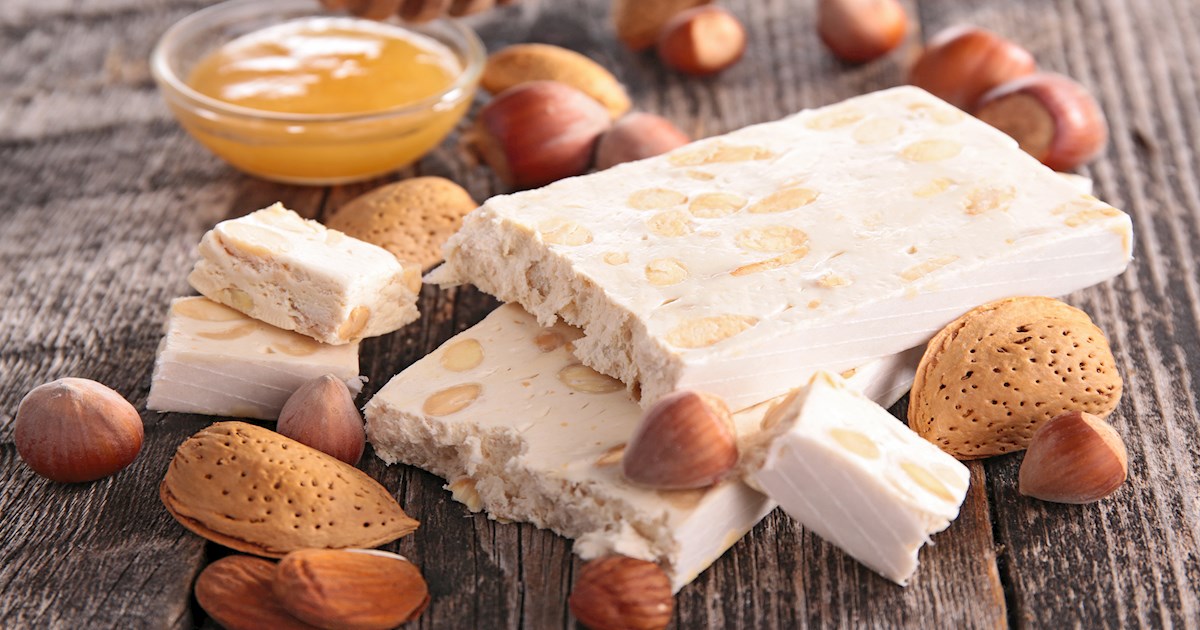 Mandolato Traditional Dessert From Ionian Islands, Greece