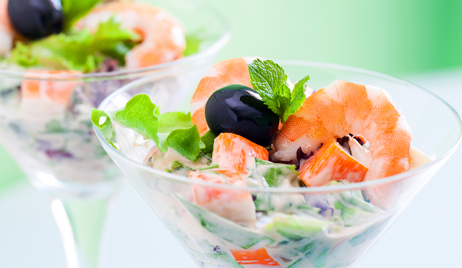 Langoustine Salad Traditional Salad From Dublin, Ireland