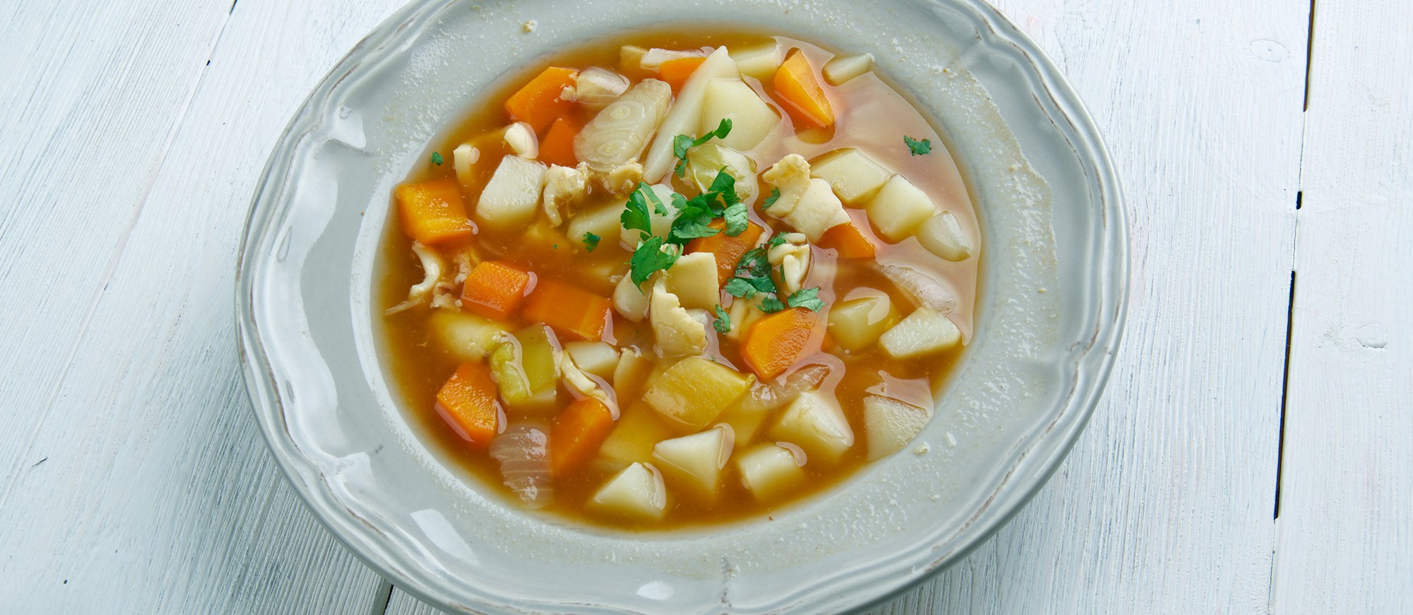 CONCH CHOWDER BAHAMAS SOUPS ISLAND COOKING Seafood Entrees