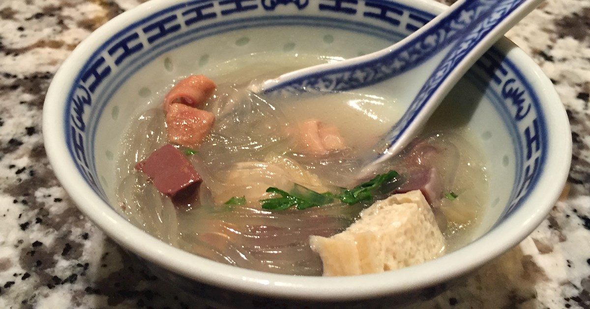 Ya Xie Fen si Tang | Traditional Offal Soup From Nanjing, China
