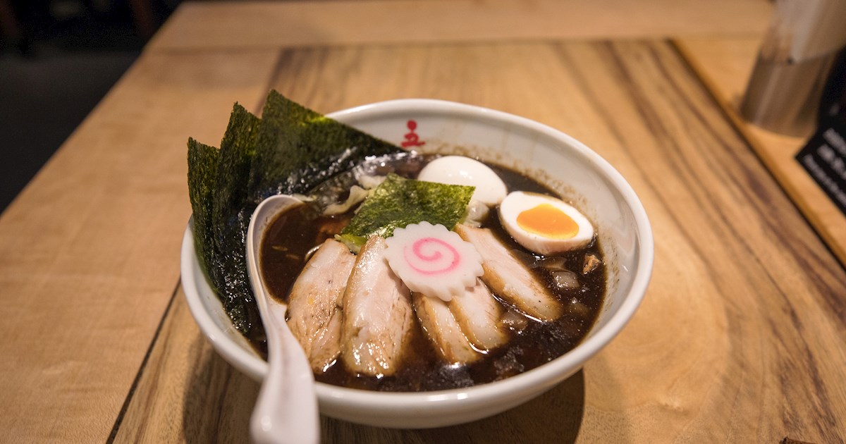 Burnt Miso Ramen Traditional Noodle Dish From Hakata Ward Japan burnt-miso-ramen-traditional-noodle-dish-from-hakata-ward-japan