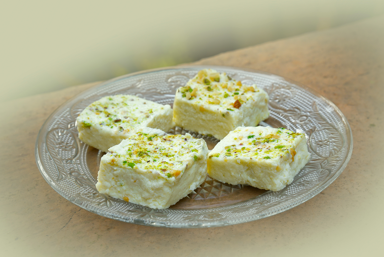 Kalakand Traditional Cheese Dessert From India
