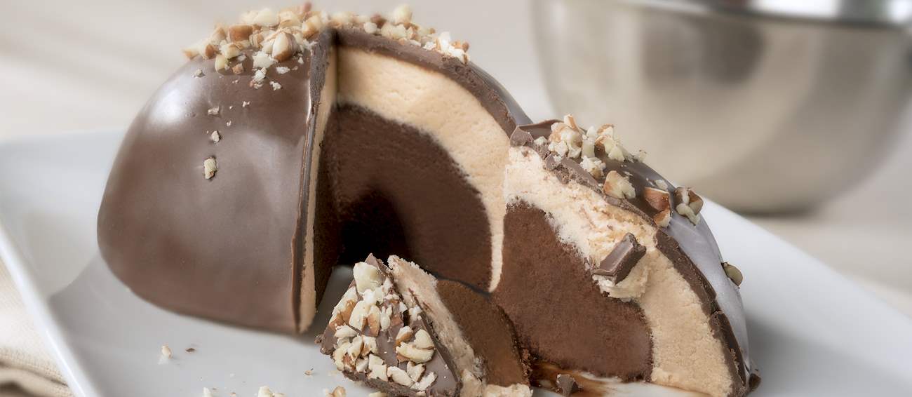 Tartufo Traditional Ice Cream From Pizzo, Italy