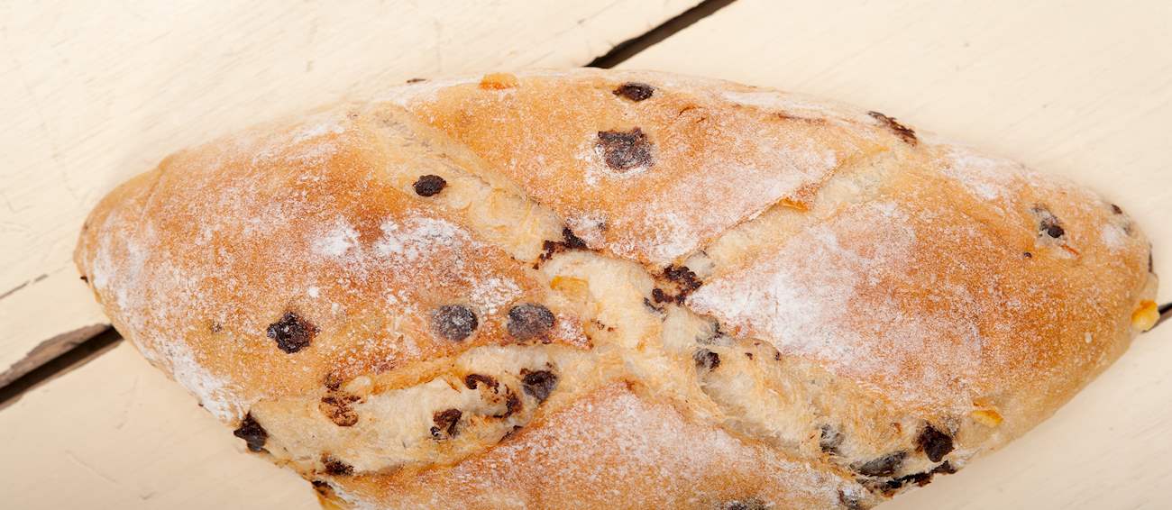 Buccellato di Lucca Traditional Sweet Bread From Lucca, Italy